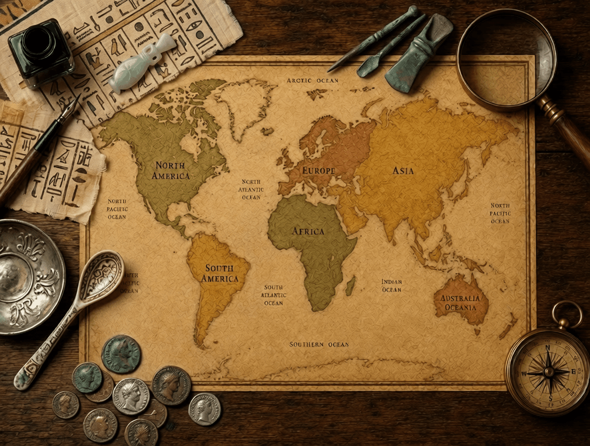 An interactive global heritage atlas travel map